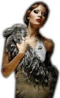 woman in fur bp - kostenlos png