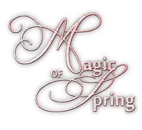 soave text magic spring pink - zadarmo png