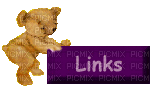 teddy bear link button - Free animated GIF