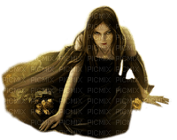 gothic woman by nataliplus - png ฟรี