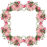flower frame - ingyenes png