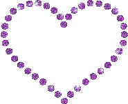 coeur violet - Δωρεάν κινούμενο GIF