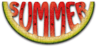 watermelon summer text Bb2 - darmowe png