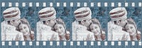 soave bollywood Shahrukh khan couple blue brown - 免费PNG