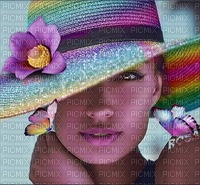 woman in hat bp - gratis png