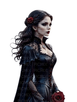 gothic woman - nemokama png