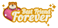 Kaz_Creations Text-Best-Friends-Forever - PNG gratuit