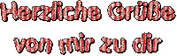 Herzliche Grüße - Бесплатный анимированный гифка