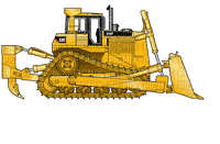 #construction #work #caterpillar #bulldozer - Free PNG