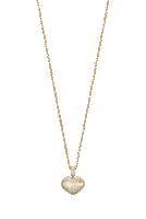 gold heart necklace - GIF animate gratis
