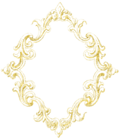 vintage-frame-yellow-400x458 - 無料png
