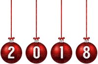 Kaz_Creations 2018 New Year Deco - Free PNG