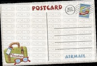 MINOU-postcard-cartolina-vykort - zadarmo png