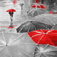 soave background animated umbrela rain - Zdarma animovaný GIF