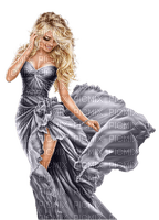 summer woman in grey by nataliplus - PNG gratuit