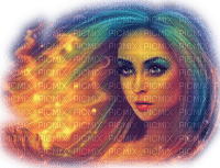 Rena Rainbow Girl Woman Mädchen Face - δωρεάν png