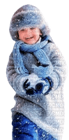 child kid boy in the winter - zadarmo png