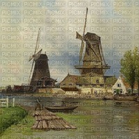Moulins.Paysage.Mills.Fond.Victoriabea - 無料png