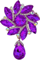 Brooch Violet - By StormGalaxy05 - png ฟรี