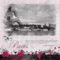 soave background vintage animated paris postcard - Бесплатный анимированный гифка