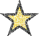 Gold Silver Flashing Star