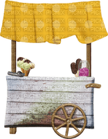 Kaz_Creations Ice Cream Deco Stand - zdarma png