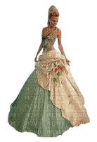 Woman in Gown - png ฟรี