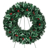 Kaz_Creations Deco Sympathy Spray Christmas Wreath - ücretsiz png