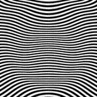 Forme hypnotique noir et blanc - GIF animé gratuit