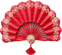 ♡§m3§♡ red Asian red fan animated - Gratis animeret GIF