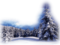 paysage hiver - 無料png