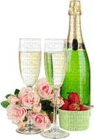 champagne-happy Birthday-joyeux anniversaire-BlueDREAM70 - png gratis