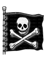 drapeau pirate - gratis png