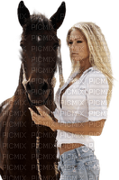 kvinna häst-minou52 - png grátis