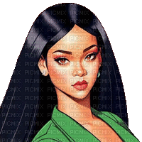 Rihanna - Bezmaksas animēts GIF