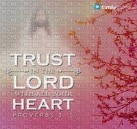 Proverbs 3 5 Trust in the Lord - png gratis