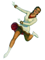 Femme patineuse - Free PNG