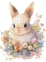 loly33 lapin aquerelle - Free PNG