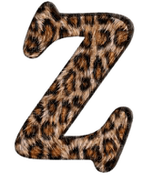 Lettre Z. Leopard - фрее пнг