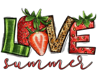 Summer Strawberry Text - Bogusia - gratis png