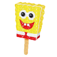 spongebob popsicle - Free animated GIF