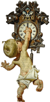 vintage baby changing time joyful226 and connie - PNG gratuit