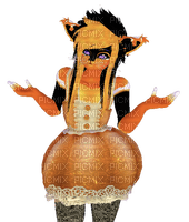 Pumpkin Halloween catboy furry - PNG gratuit