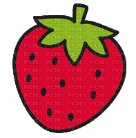 strawberry - GIF animado grátis