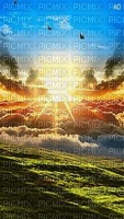 SUN IN SKY OVER MOUNTAIN - 免费PNG