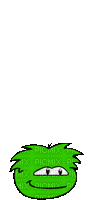 Green Puffle - Darmowy animowany GIF