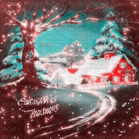 Y.A.M._Winter New year background - Darmowy animowany GIF