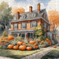 Background - Autumn - Watercolor - ücretsiz png