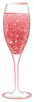 Champagne.Glass.Red - gratis png