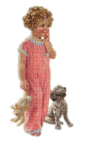 child with dog bp - PNG gratuit